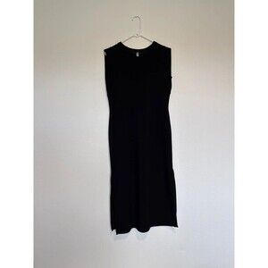 Black tank maxi dress sz medium